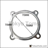 10Pcs/Lot 3" 4 Bolt Turbo - Downpipe Iron Material Gasket Fits Gt30 Gt35 Turbochargers