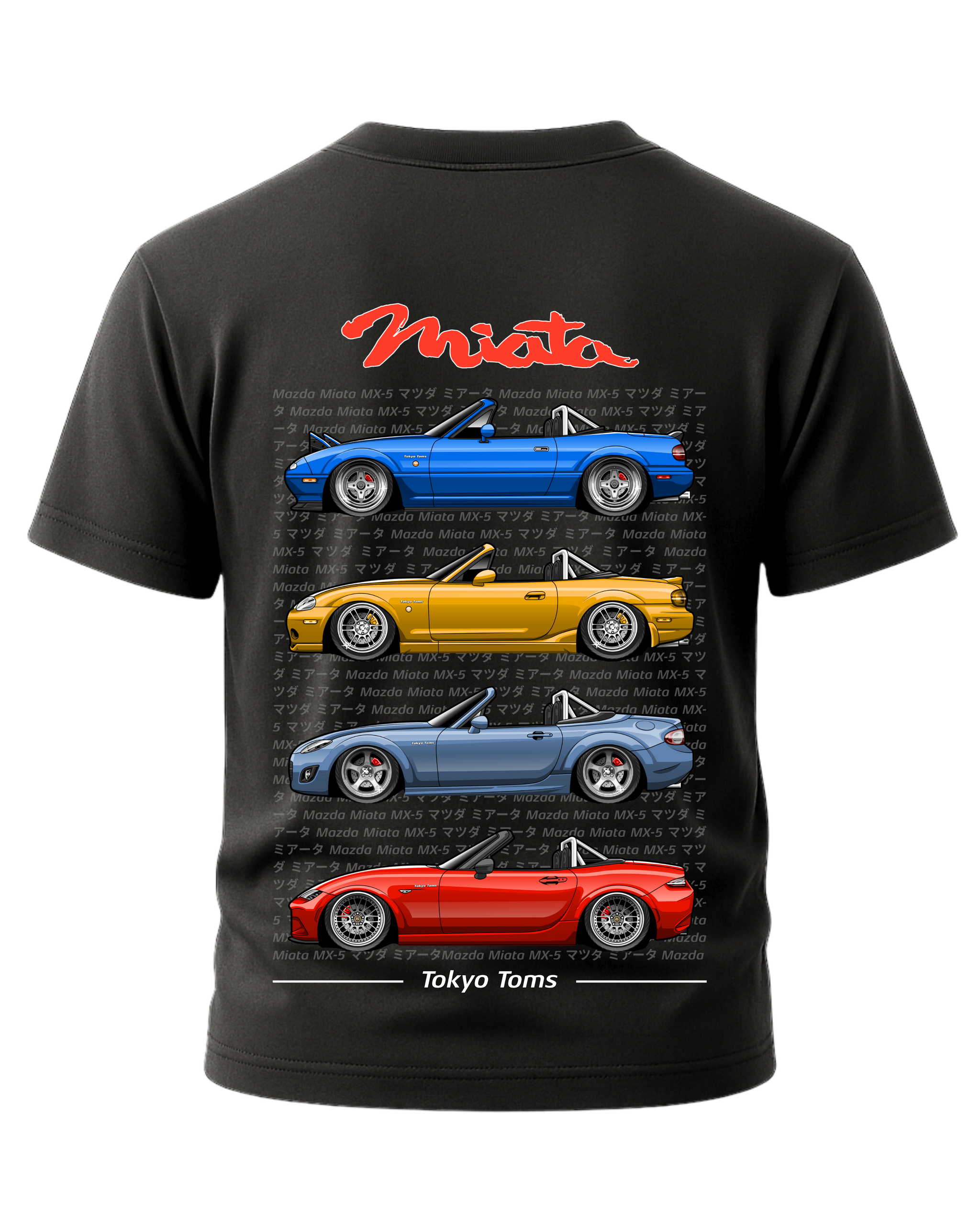 Mazda Miata Generations T-Shirt