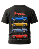 Mazda Miata Generations T-Shirt