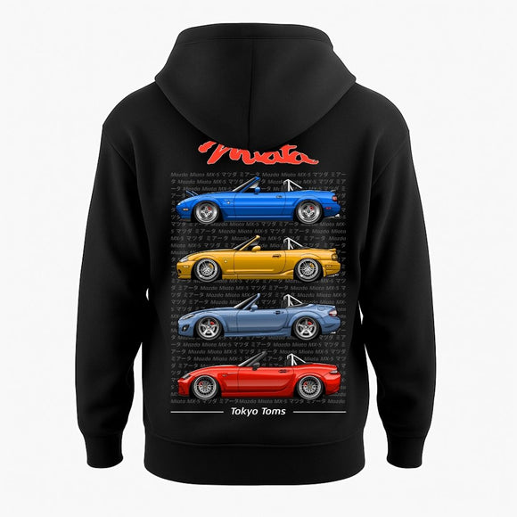 Mazda Miata Generations – Hoodie