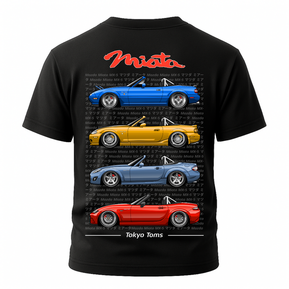 Mazda Miata Generations T-Shirt