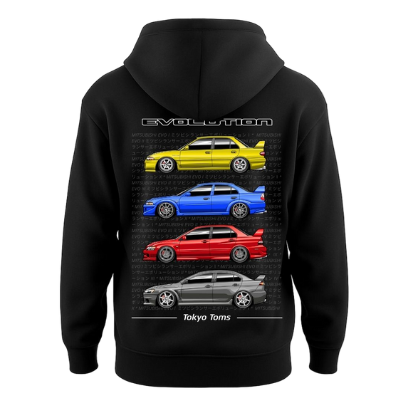 Mitsubishi Evolution Generations – Hoodie