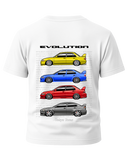 Mitsubishi Evolution Generations T-Shirt