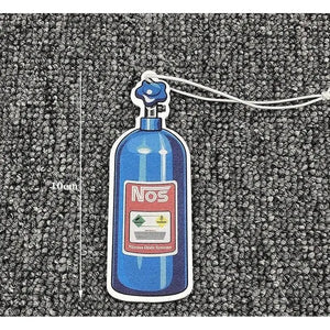 NOS Bottle Nitrous Oxide Blue Tank Air Freshener