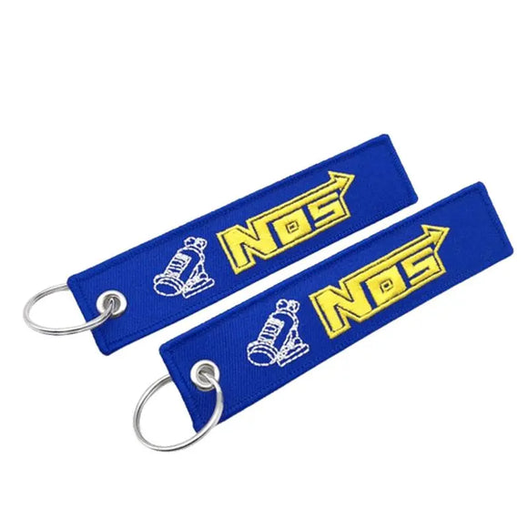 NOS Racing Keychain Ring Jet Tag - Tokyo Tom's