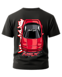 Top View NSX T-Shirt - Black Back