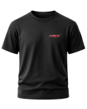 Top View NSX T-Shirt - Black Front
