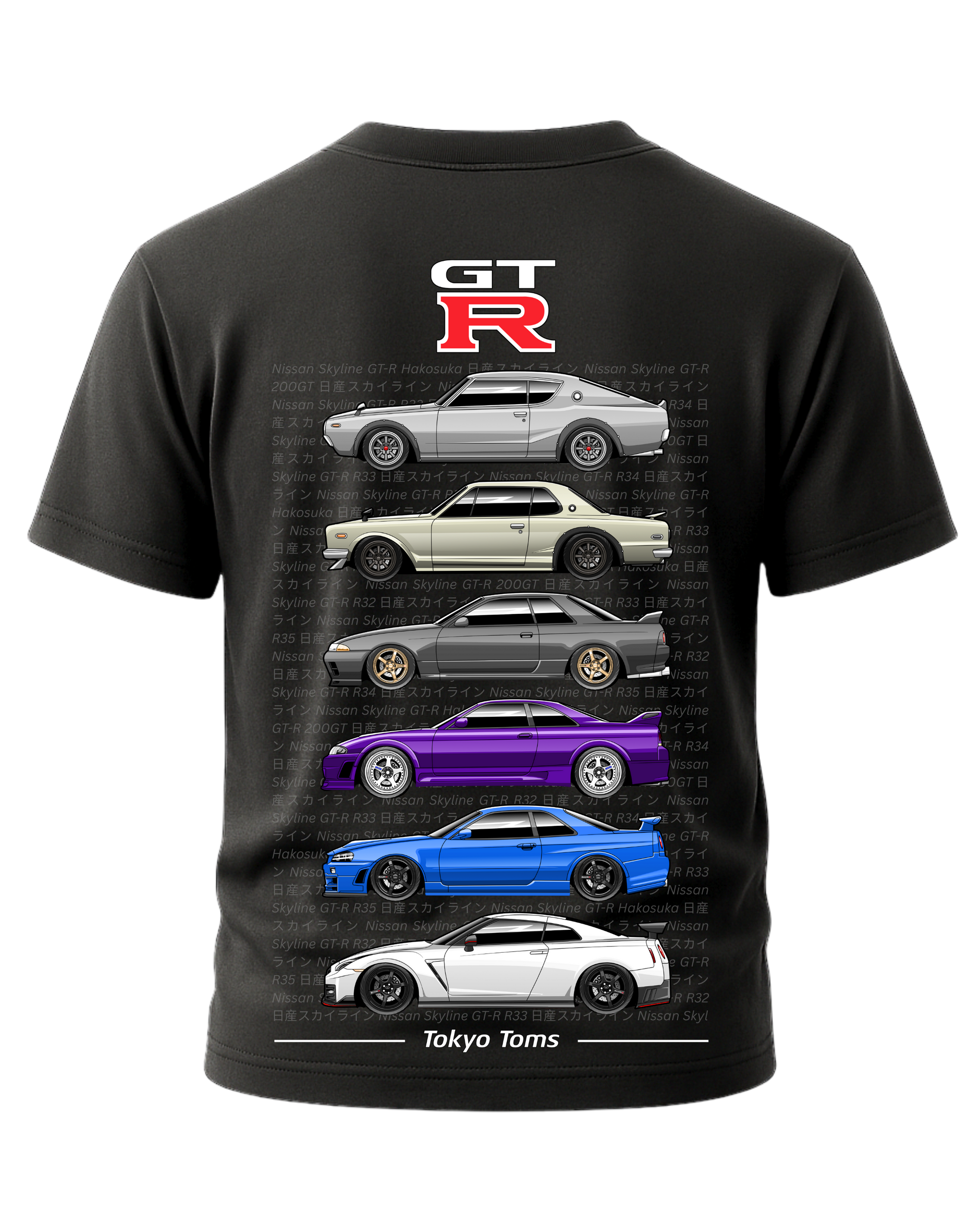 Nissan Skyline GTR Generations T-Shirt