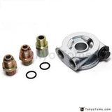 Oil Cooler Filter Sandwich Plate + Thermostat Adaptor (An10 Or An8) Fittings - Tokyo Tom's