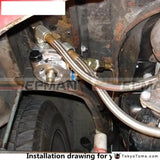 Oil Cooler Filter Sandwich Plate + Thermostat Adaptor (An10 Or An8) Fittings - Tokyo Tom's