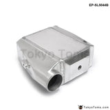 Universal Aluminum Bar & Plate Front Mount Water-To-Air Intercooler Inlet/Oulet 3" Core: 13.3" X12"X4.5" - Tokyo Tom's