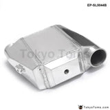 Universal Aluminum Bar & Plate Front Mount Water-To-Air Intercooler Inlet/Oulet 3" Core: 13.3" X12"X4.5" - Tokyo Tom's