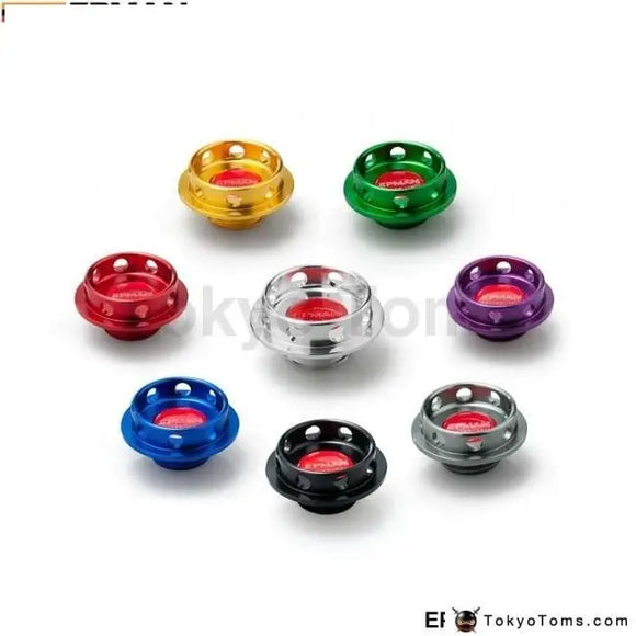 Power Oil Fuel Filter Racing Engine Tank Cap Cover For Honda Acura Integra - Tokyo Tom's