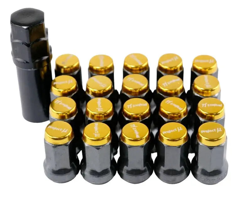 峰月 Super Steel Spike Universal Racing Wheel Lug Nuts (Red) - Tokyo Tom's