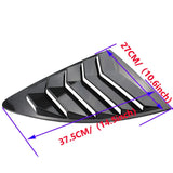 Rear Quarter Window Louvers Spoiler Panel SHINNY BLACK for Scion FRS for Subaru BRZ for Toyota 86 GT86 - Tokyo Tom's