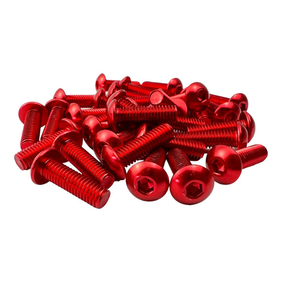 Round Head Hardware Red