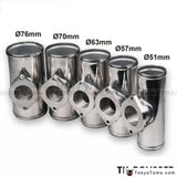 70MM 2.75"  ALUMINUM TURBO PIPE  / PIPING FLANGE ADAPTOR FOR GR**DY RS / S TYPE BOV TK-BOV02FP70 - Tokyo Tom's