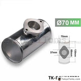 70MM 2.75"  ALUMINUM TURBO PIPE  / PIPING FLANGE ADAPTOR FOR GR**DY RS / S TYPE BOV TK-BOV02FP70 - Tokyo Tom's