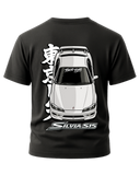 Top View Silvia S15 T-Shirt - Black Back