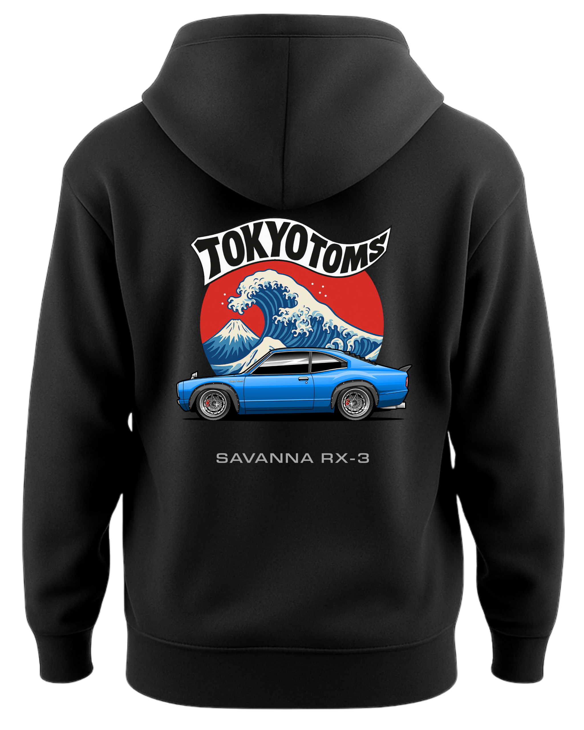 ウェア TOMU Tokyo Toms Mazda RX-3 Wave Hoodie