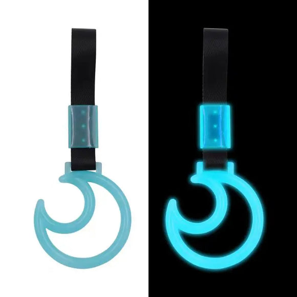 Sky Blue Glowing Half Moon Tsurikawa