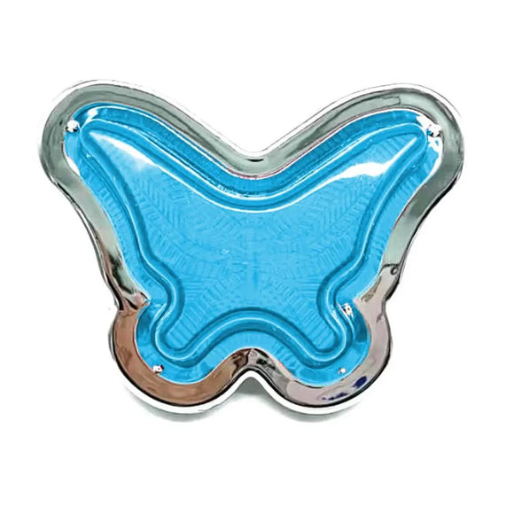 Sky Blue LED Butterfly Shape Side Marker Indicators (Pair)