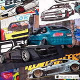 Slammed At The Beach Super Car Towel 75cm x 35cm