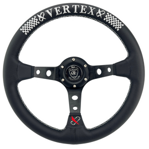 13" (330mm) VX Checkered Style Steering Wheel