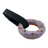 TOKYO TOM'S  LIGHT PURPLE GLAZE  DONUT HANG RING WITH ASSORTED SPRINKLES