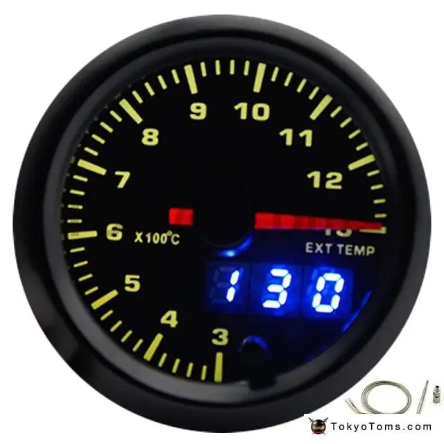 7-Color52mm 7-in-1 Multi-Function Car Gauge: Boost Oil Temp - Foto 4