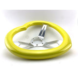 Tokyo Tom's Custom Yellow Heart Steering Wheel - Monkey Love - Tokyo Tom's