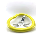 Tokyo Tom's Custom Yellow Heart Steering Wheel - Monkey Love - Tokyo Tom's