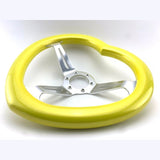 Tokyo Tom's Custom Yellow Heart Steering Wheel - Monkey Love - Tokyo Tom's