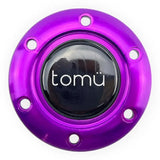 Tomu Ebisu Magenta Spoke with Black Leather Steering Wheel