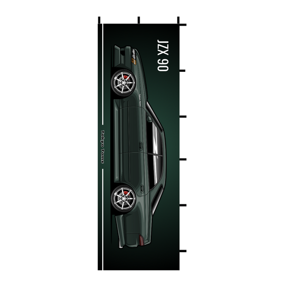 Nobori Toyota JZX 90 Chaser Flag