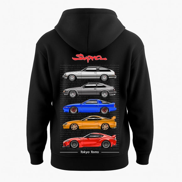 Toyota Supra Generations Hoodie