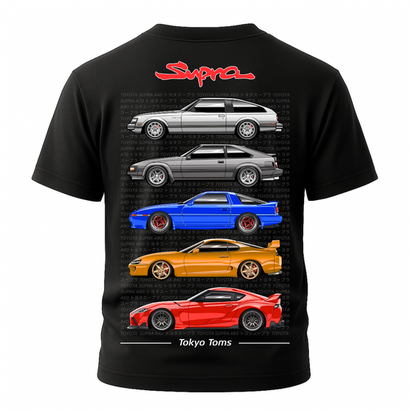 Toyota Supra Generations T-Shirt