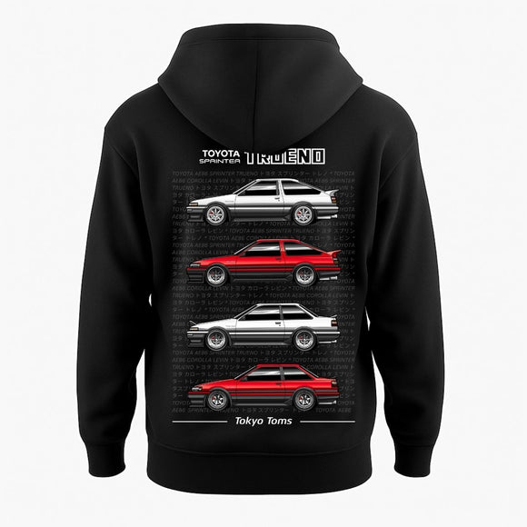 AE86 Trueno & Levin â  Coupe & Sedan â  Hoodie