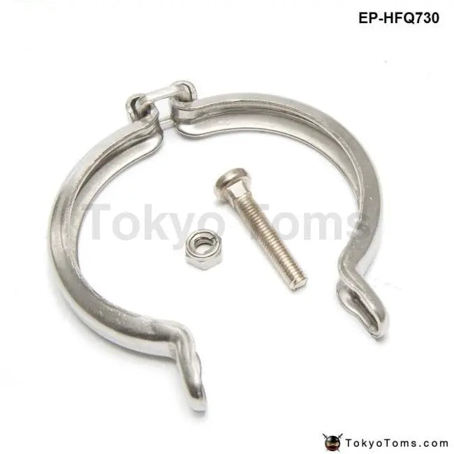 Turbocharger V-Band Clamp Set 73Mm For Toyota Turbo Ct2 Ct9 Ct Td04