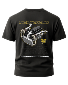 LS Twin Turbo Engine T-Shirt