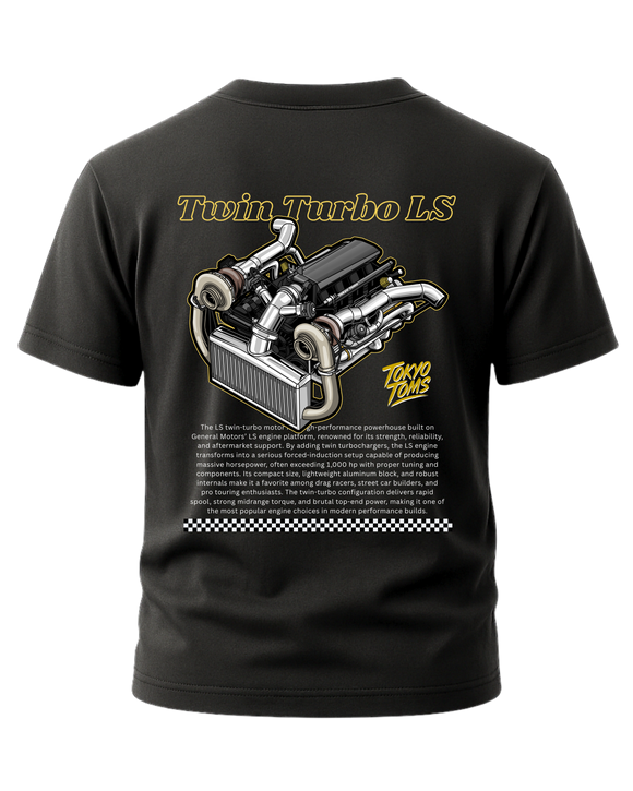 LS Twin Turbo Engine T-Shirt