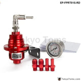 Type S Adjustable Fuel Pressure Regulator Fpr Universal JDM Turbo+Liquid Gauge 0-160 Psi - Tokyo Tom's