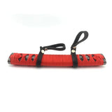 Universal 20cm JDM Samurai Roof Tsurikawa Handle Red+Black