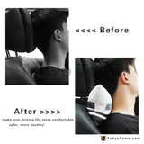Universal Car Neck Pillows Auto Car Neck Rest Headrest Cushion Pillow INITIAL 1pcs