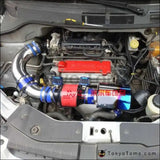 Universal Titanium Blue Stainless Steel Air Intake Filter Cover Heat Shield Fit For 2.5-5"  Filter - Tokyo Tom's