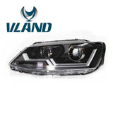 Vland Factory Car Accessories Head Lamp for Jetta 2012-2015 for Sagitar Headlight with DRL H7 Xenon - Tokyo Tom's