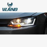 Vland Factory Car Accessories Head Lamp for Jetta 2012-2015 for Sagitar Headlight with DRL H7 Xenon - Tokyo Tom's