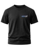 Top View GC8 T-Shirt - Black Front