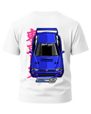 Top View GC8 T-Shirt - White Back