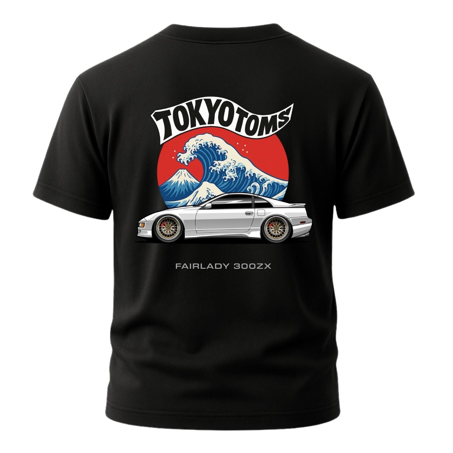 テヤン ノスフェラトゥ Tokyo Toms Nissan Fairlady 300ZX Wave T-Shirt